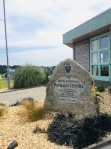 Pavilion Centre Stone sign