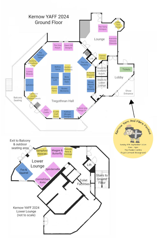 Kernow YAFF 2024 - visitors floorplan