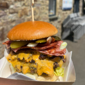 The Split Bean double smash burger