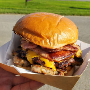 The Split Bean burger