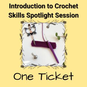 Introduction to Crochet workshop ticket