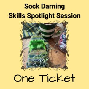 Sock Darning workshop ticket