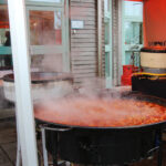 Delicious hot food for lunch