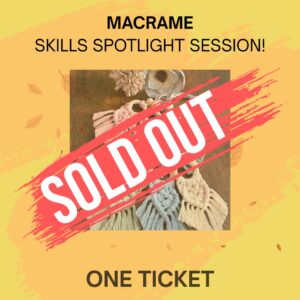 Macrame workshop ticket sold out