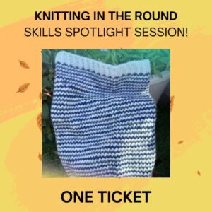 Knitting workshop ticket YAFF 26