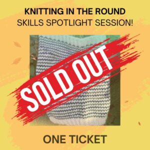 Knitting workshop ticket sold out YAFF 26