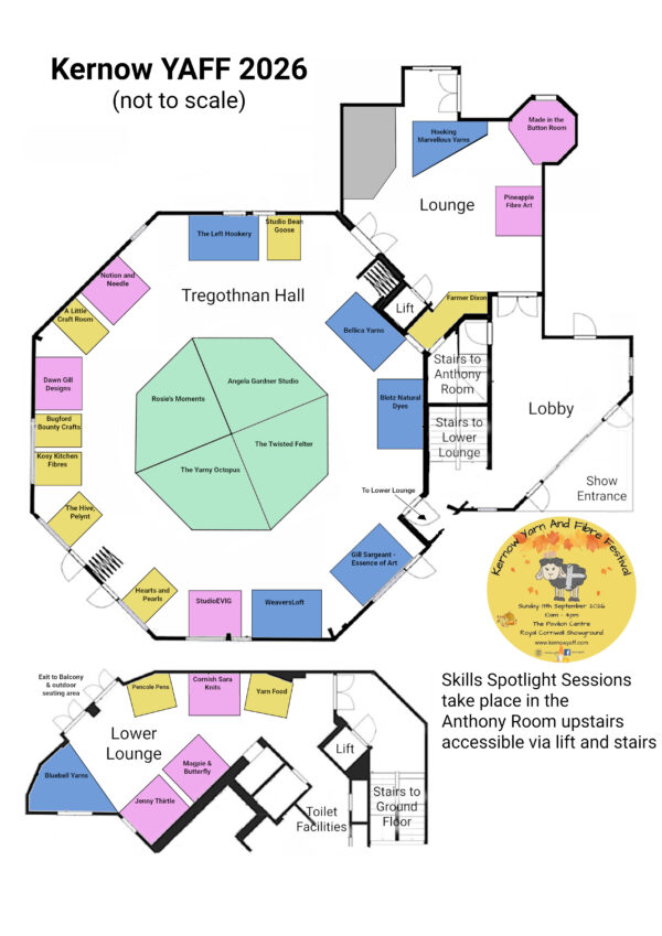 Visitor floorplan - Kernow YAFF 2026